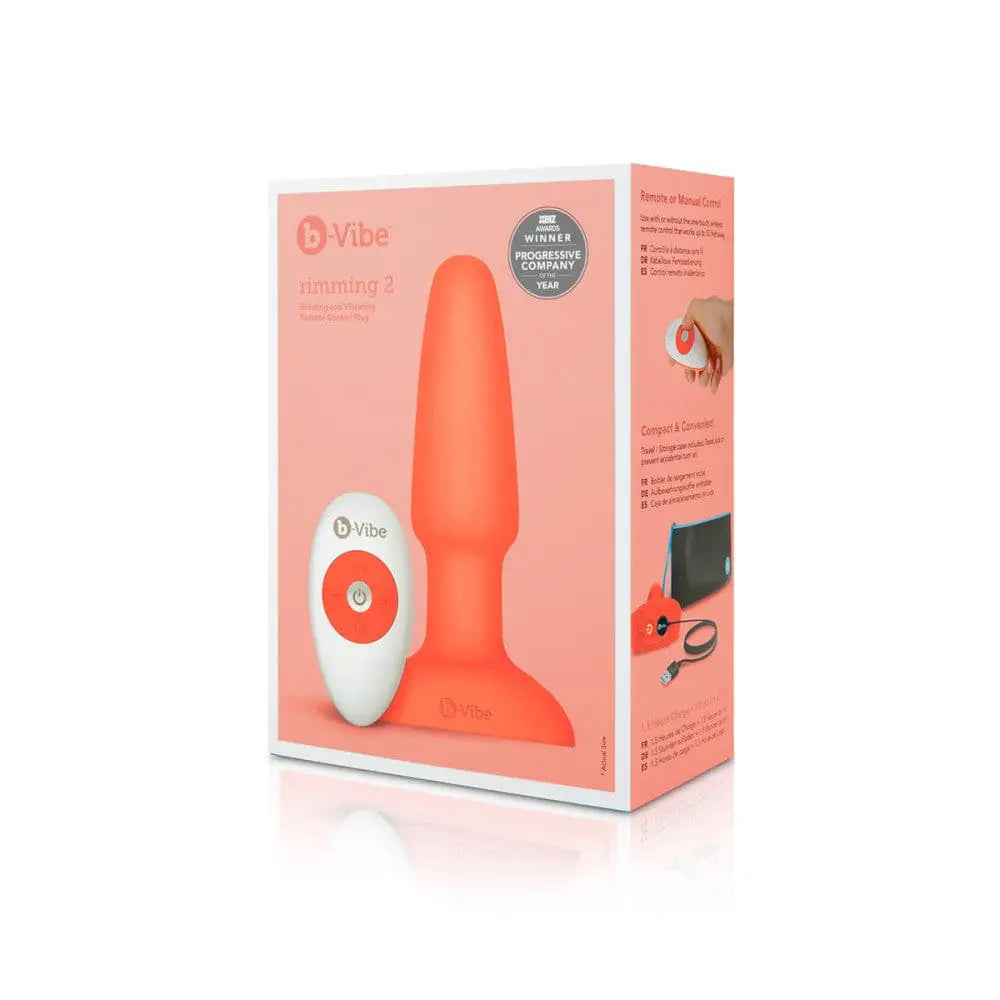 B - Vibe™ Rimming Plug 2 With Remote - Rolik®