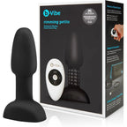 B-Vibe™ B-Vibe Rimming Plug Petite - Rotating Beads & Vibration Remote Control Small Black