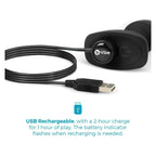 B-Vibe™ B-Vibe Rimming Plug Petite - Rotating Beads & Vibration Remote Control Small