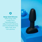 B-Vibe™ B-Vibe Rimming Plug Petite - Rotating Beads & Vibration Remote Control Small
