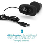 B-Vibe™ B-Vibe Rimming Plug XL with Remote - Rotating Beads & Vibration Black