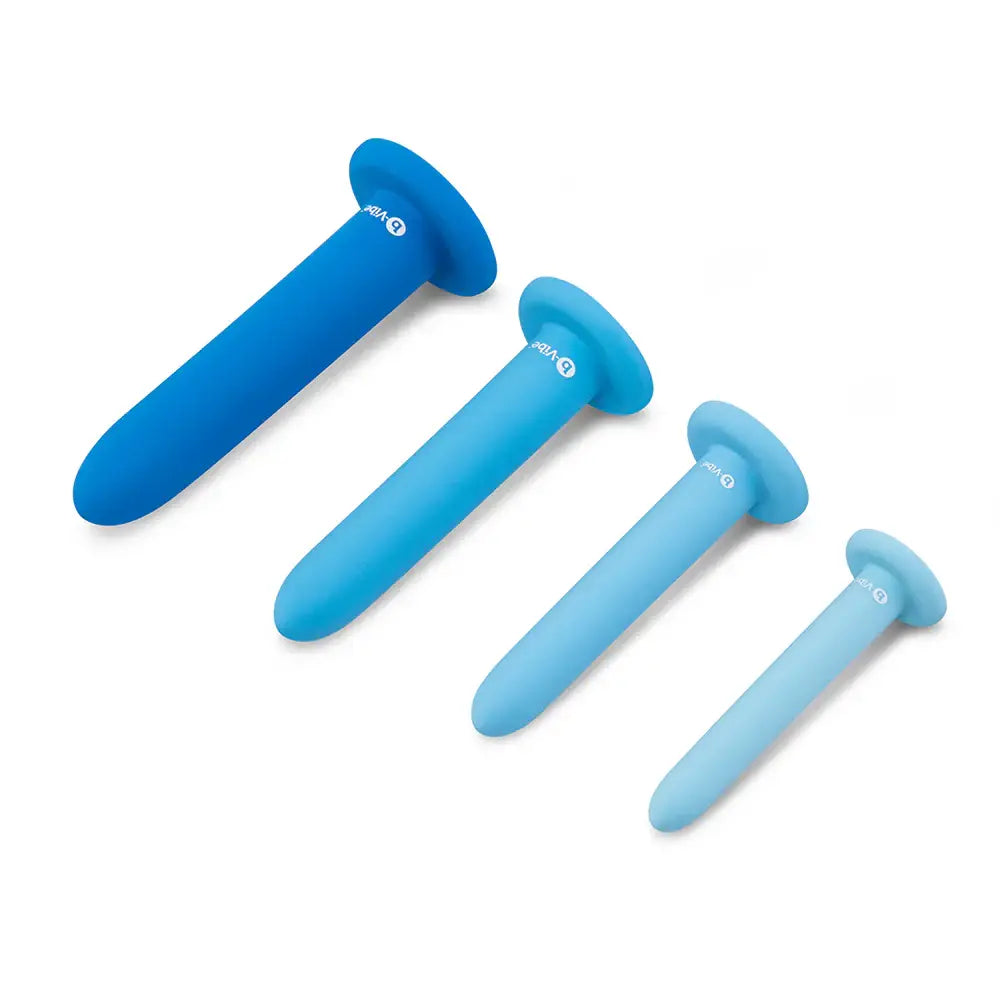 B-Vibe™ b-Vibe Silicone Anal Training Dilator Set 4-Piece Progressive Kit