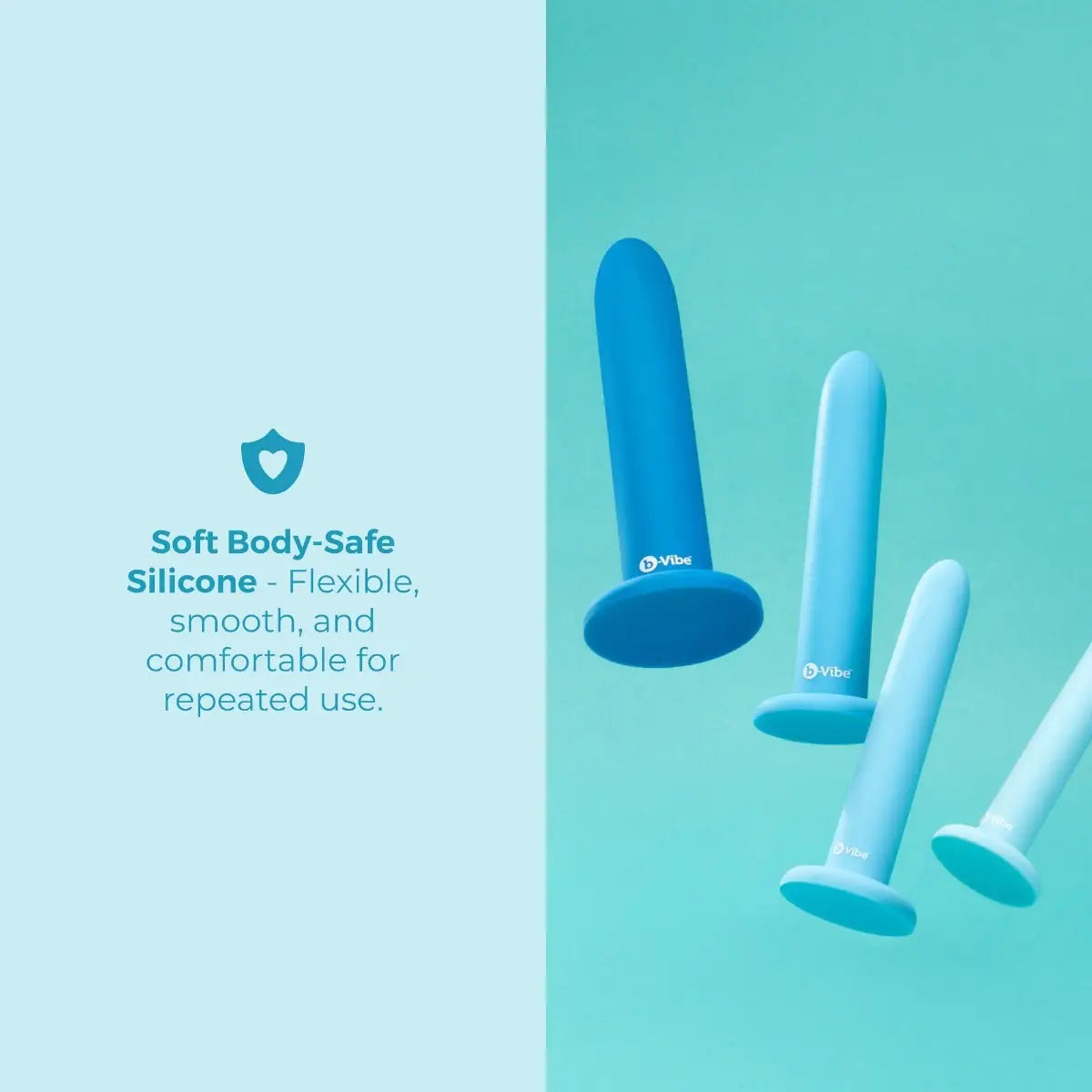 B-Vibe™ b-Vibe Silicone Anal Training Dilator Set 4-Piece Progressive Kit