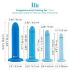 B-Vibe™ b-Vibe Silicone Anal Training Dilator Set 4-Piece Progressive Kit