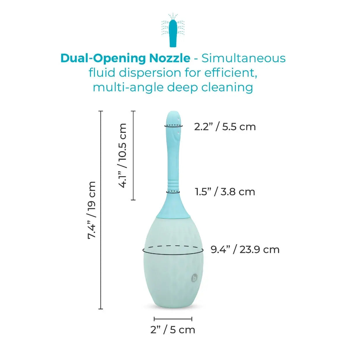 B-Vibe™ b-Vibe Silicone Flexflow Anal Douche