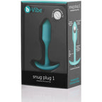 B-Vibe™ B-Vibe Snug Plug 1 (Small) - Weighted Extended-Wear Butt for Fullness