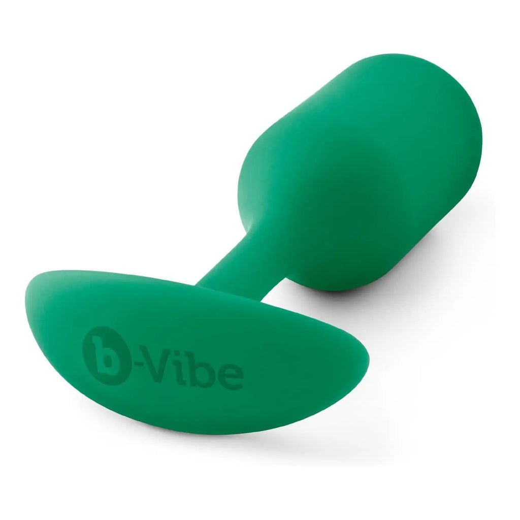 B-Vibe™ B-Vibe Snug Plug 2 (Medium) - Weighted Extended-Wear Butt for Fullness