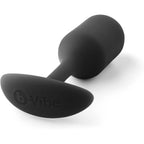 B-Vibe™ B-Vibe Snug Plug 2 (Medium) - Weighted Extended-Wear Butt for Fullness