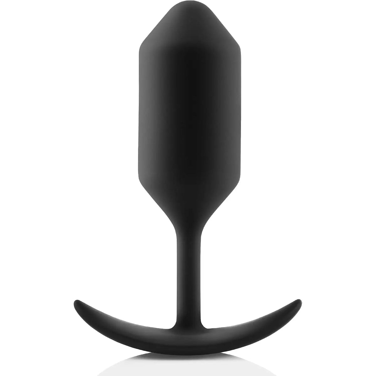 B-Vibe™ B-Vibe Snug Plug 3 (Large) - Weighted Extended-Wear Butt for Fullness Black