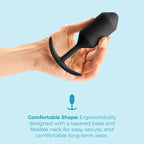 B-Vibe™ B-Vibe Snug Plug 3 (Large) - Weighted Extended-Wear Butt for Fullness