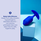 B-Vibe™ B-Vibe Snug Plug 4 (XL) - Weighted Extended-Wear Butt for Fullness