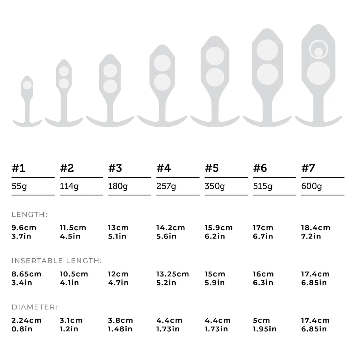 B-Vibe™ B-Vibe Snug Plug 4 (XL) - Weighted Extended-Wear Butt for Fullness