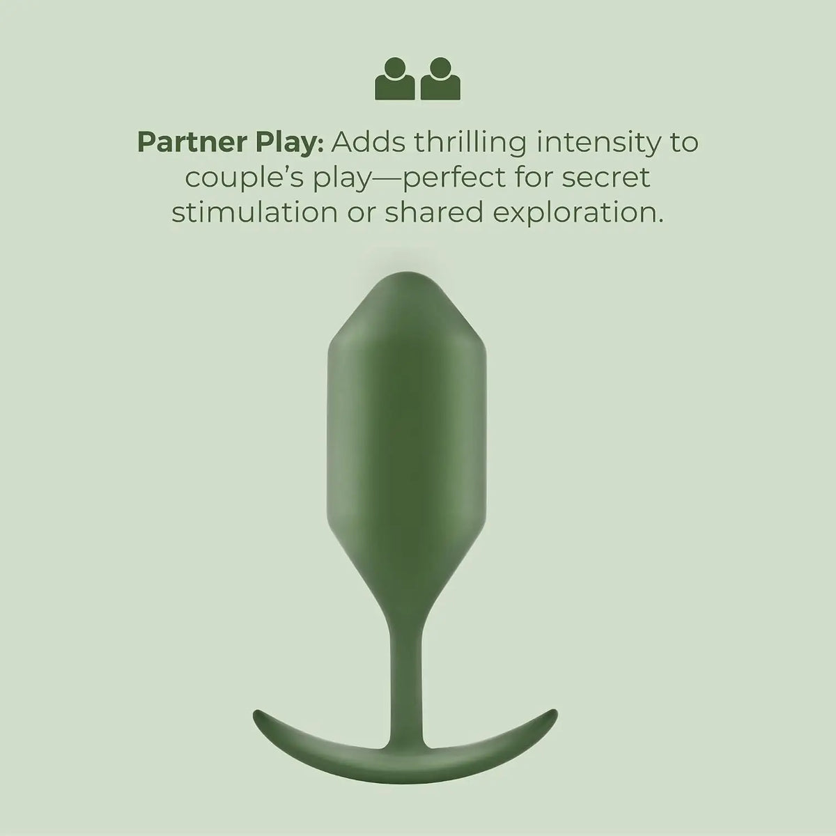B-Vibe™ B-Vibe Snug Plug 4 (XL) - Weighted Extended-Wear Butt for Fullness