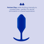 B-Vibe™ B-Vibe Snug Plug 4 (XL) - Weighted Extended-Wear Butt for Fullness