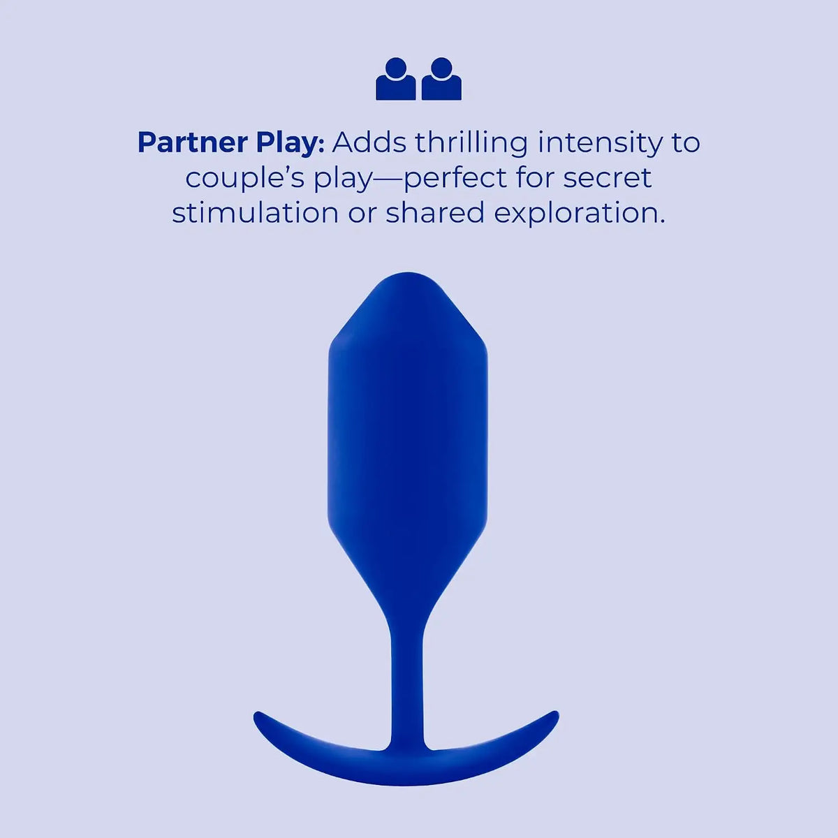 B-Vibe™ B-Vibe Snug Plug 4 (XL) - Weighted Extended-Wear Butt for Fullness