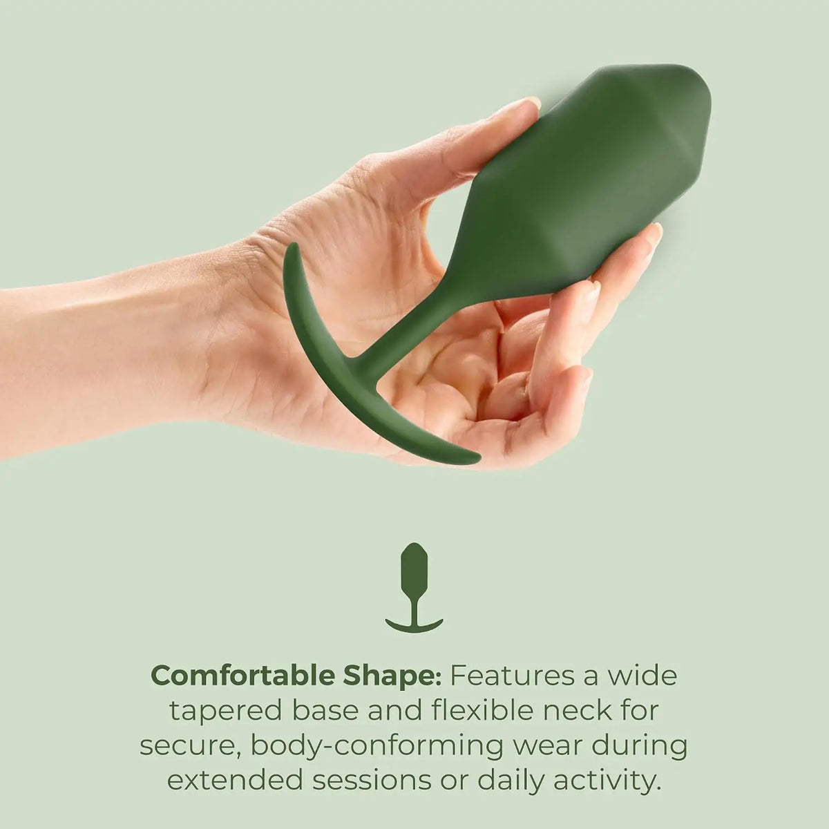 B-Vibe™ B-Vibe Snug Plug 4 (XL) - Weighted Extended-Wear Butt for Fullness