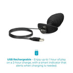 B-Vibe™ b-Vibe Twist Texture Large Vibrating Butt Plug, Body-Safe Silicone Black