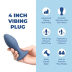 B-Vibe™ b-Vibe Vibing Plug 4’’ | Vibrating Anal for Intermediate Play