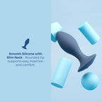 B-Vibe™ b-Vibe Vibing Plug 4’’ | Vibrating Anal for Intermediate Play
