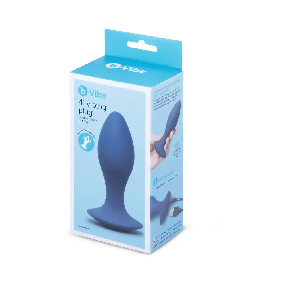 B-Vibe™ b-Vibe Vibing Plug 4’’ | Vibrating Anal for Intermediate Play