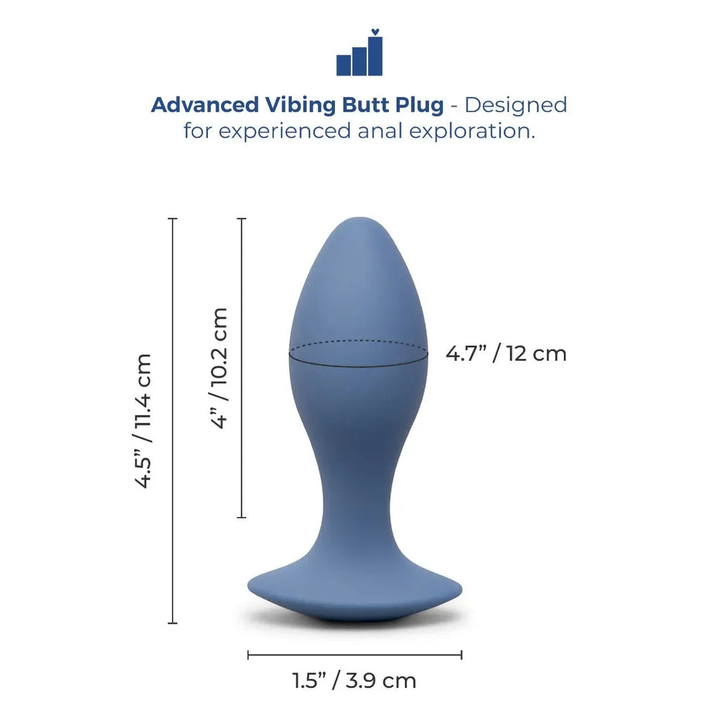 B-Vibe™ b-Vibe Vibing Plug 4’’ | Vibrating Anal for Intermediate Play