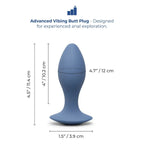 B-Vibe™ b-Vibe Vibing Plug 4’’ | Vibrating Anal for Intermediate Play