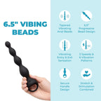 B-Vibe™ b-Vibe Vibrating Anal Beads, 6.5’’ Insertable