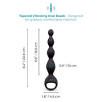 B-Vibe™ b-Vibe Vibrating Anal Beads, 6.5’’ Insertable