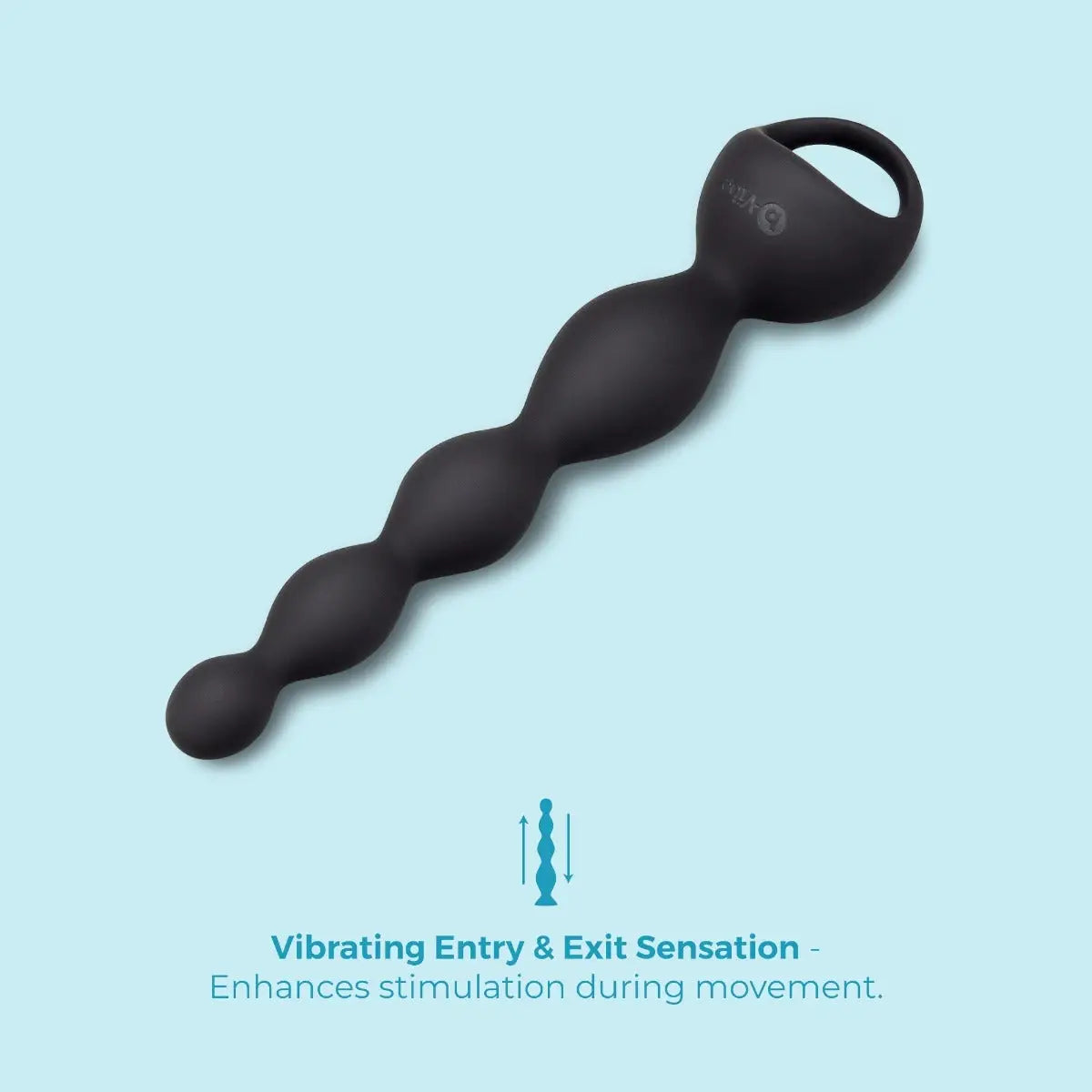 B-Vibe™ b-Vibe Vibrating Anal Beads, 6.5’’ Insertable