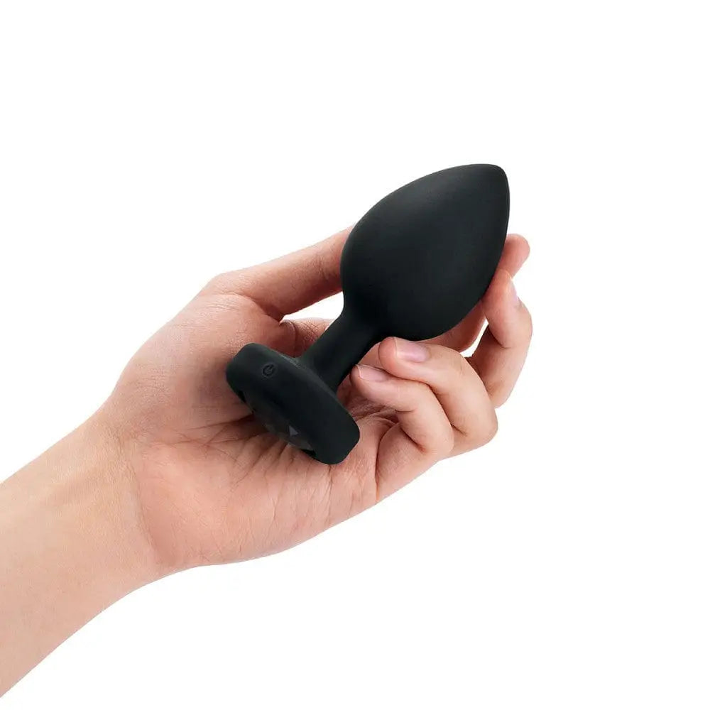 B - Vibe™ Vibrating Jewel Plug 2XL - Rolik®
