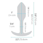 B - Vibe™ Vibrating Snug Plug 1 (Small) - Rolik®