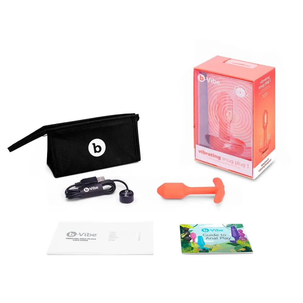 B - Vibe™ Vibrating Snug Plug 1 (Small) - Rolik®
