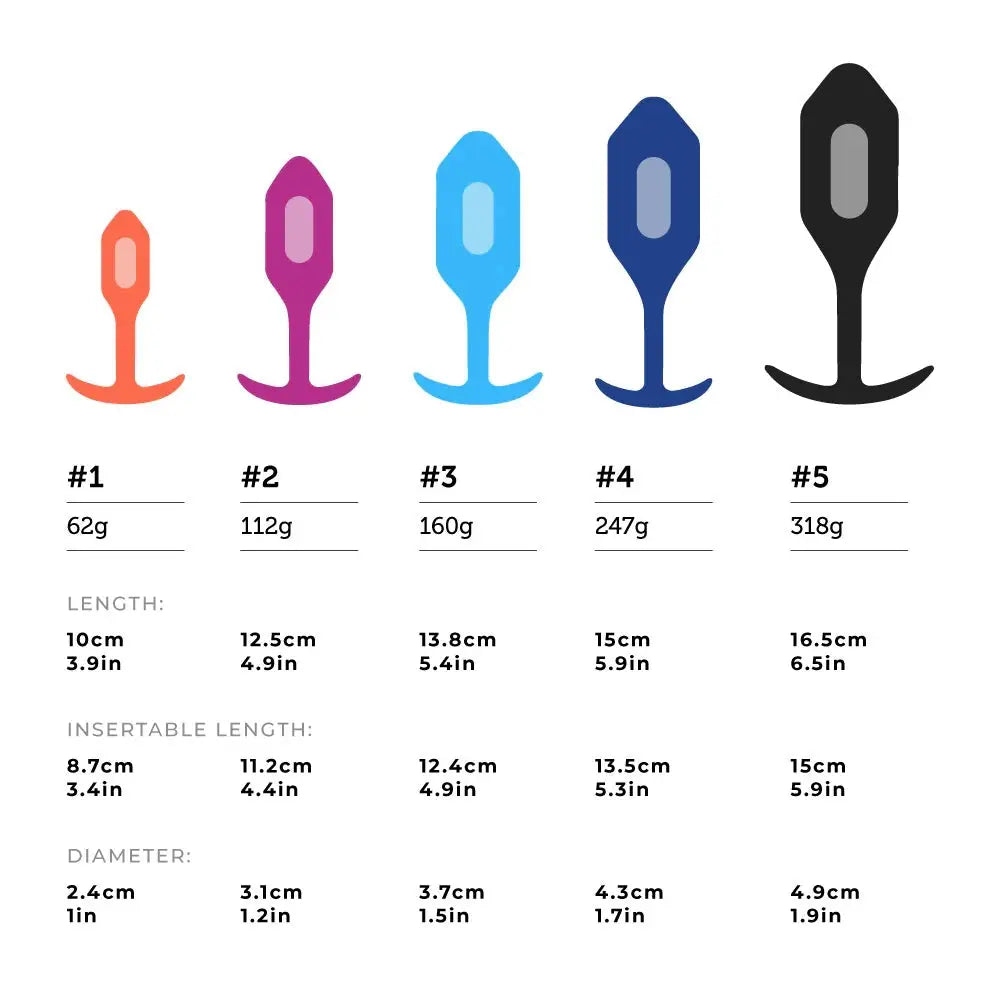 b-Vibe™ Vibrating Snug Plug 2 Medium Butt