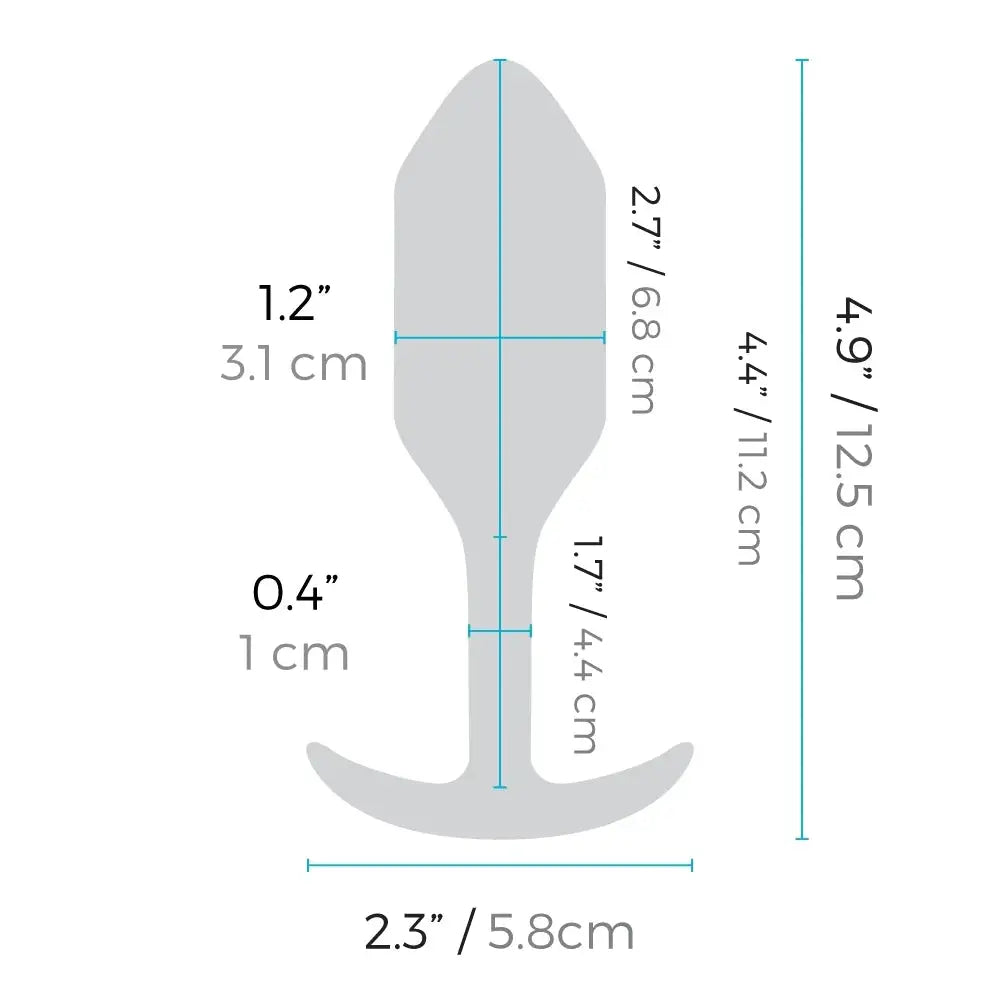b-Vibe™ Vibrating Snug Plug 2 Medium Butt