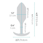 b-Vibe™ Vibrating Snug Plug 2 Medium Butt