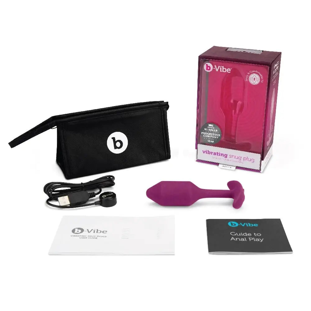 b-Vibe™ Vibrating Snug Plug 2 Medium Butt