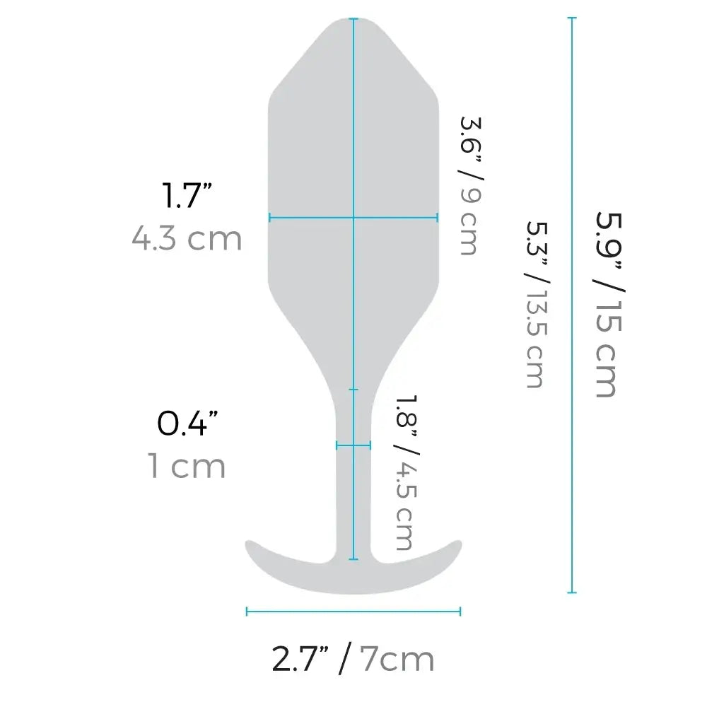 Vibrating Snug Plug 4 XL Butt