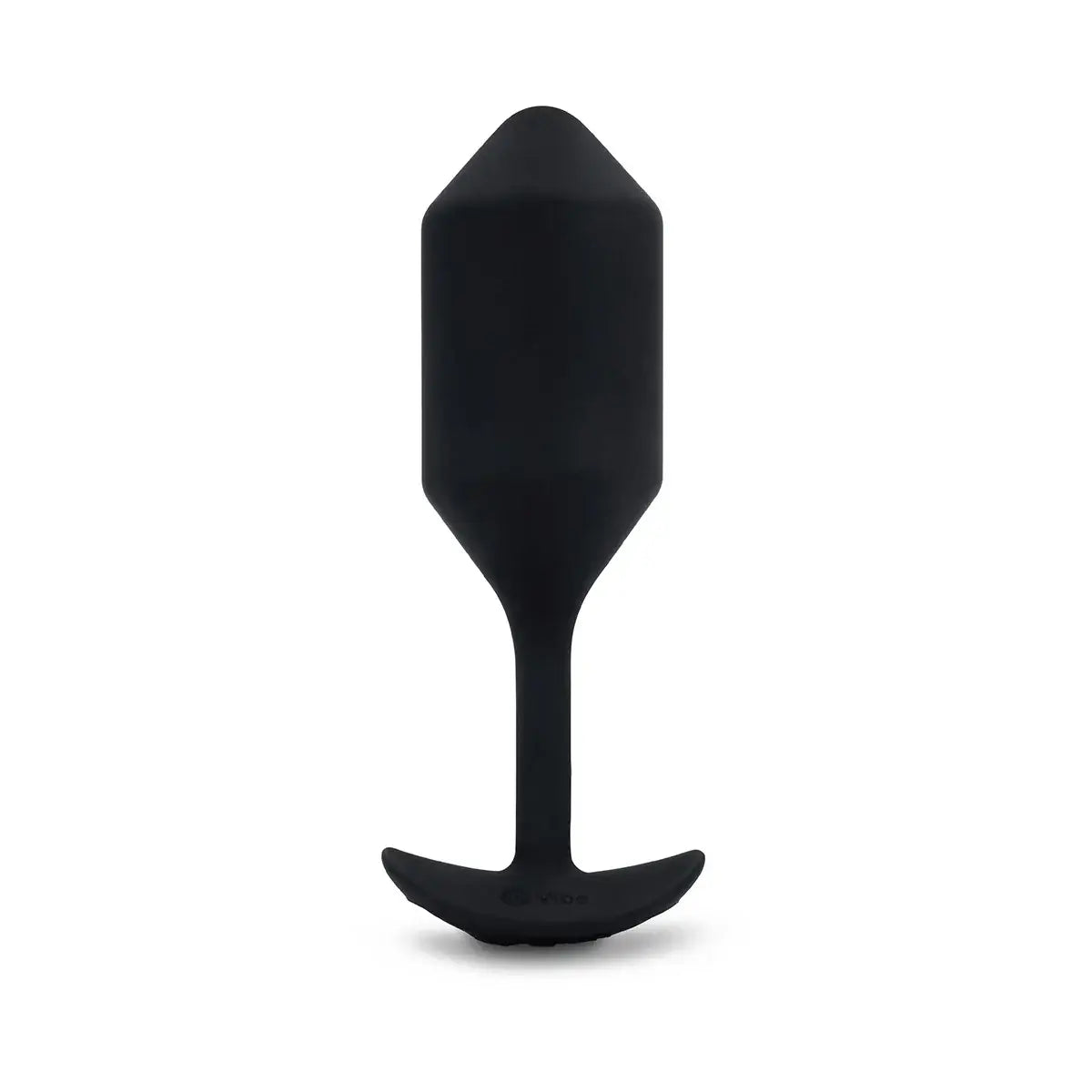 B-Vibe™ B-Vibe Vibrating Snug Plug 4 (XL) - Weighted Rechargeable Extended-Wear Black