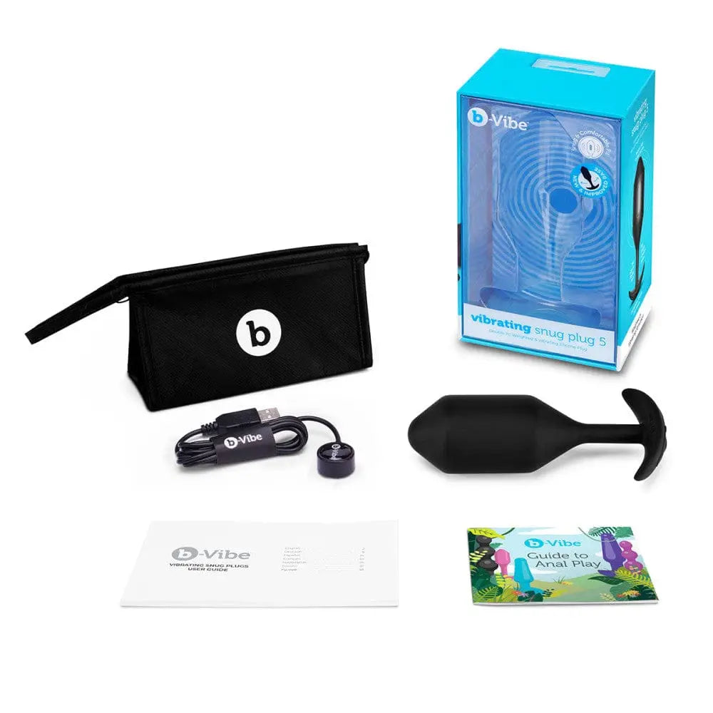 B - Vibe™ Vibrating Snug Plug 5 (XXL) - Rolik®