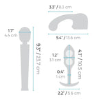 b-Vibe™ x le Wand Anal Massage & Education Set - Blue - Vibrator