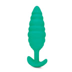 b-Vibe™ x Zoë Ligon Twist Vibrating Butt Plug - Green
