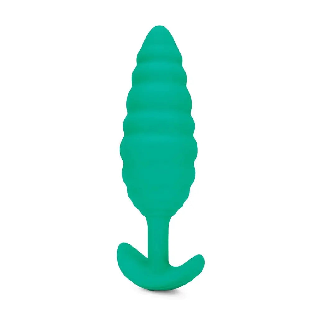 b-Vibe™ x Zoë Ligon Twist Vibrating Butt Plug - Green