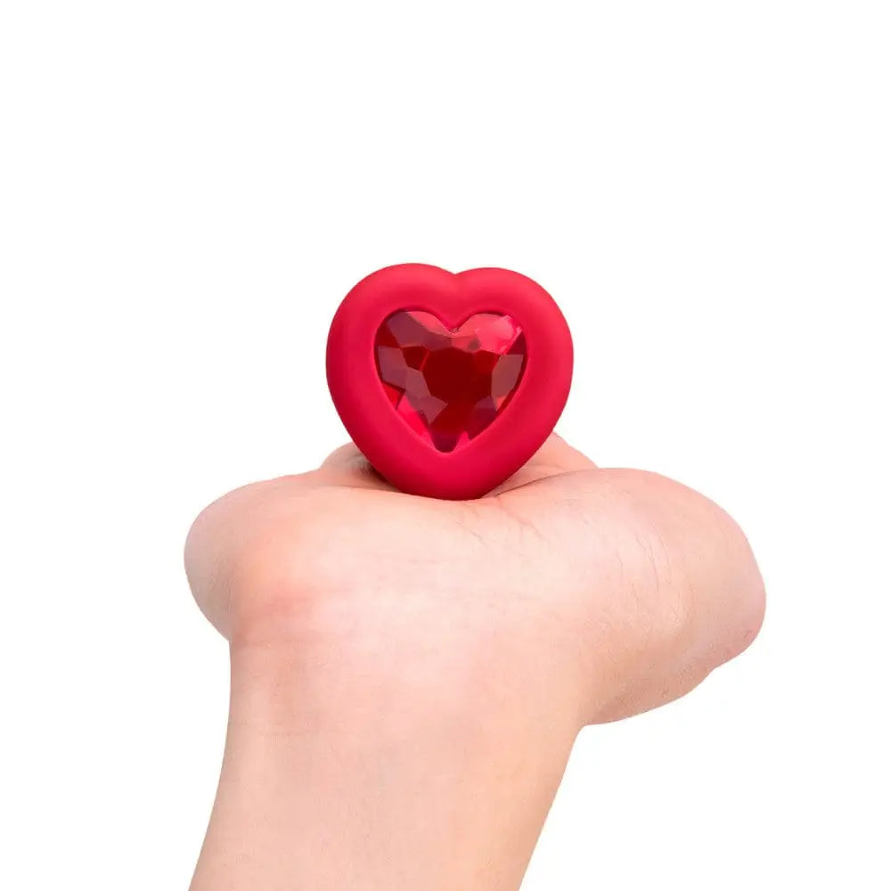 B - Vibe™ Vibrating Heart Plug Medium/Large - Rolik®