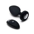 B - Vibe™ Vibrating Jewel Plug 2XL - Rolik®