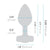 B-Vibe™ Vibrating Jewel Plug Small/Medium Dimensions - Rolik®