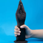 B-Vibe™ Vibrating Silicone Fisting Dildo Black