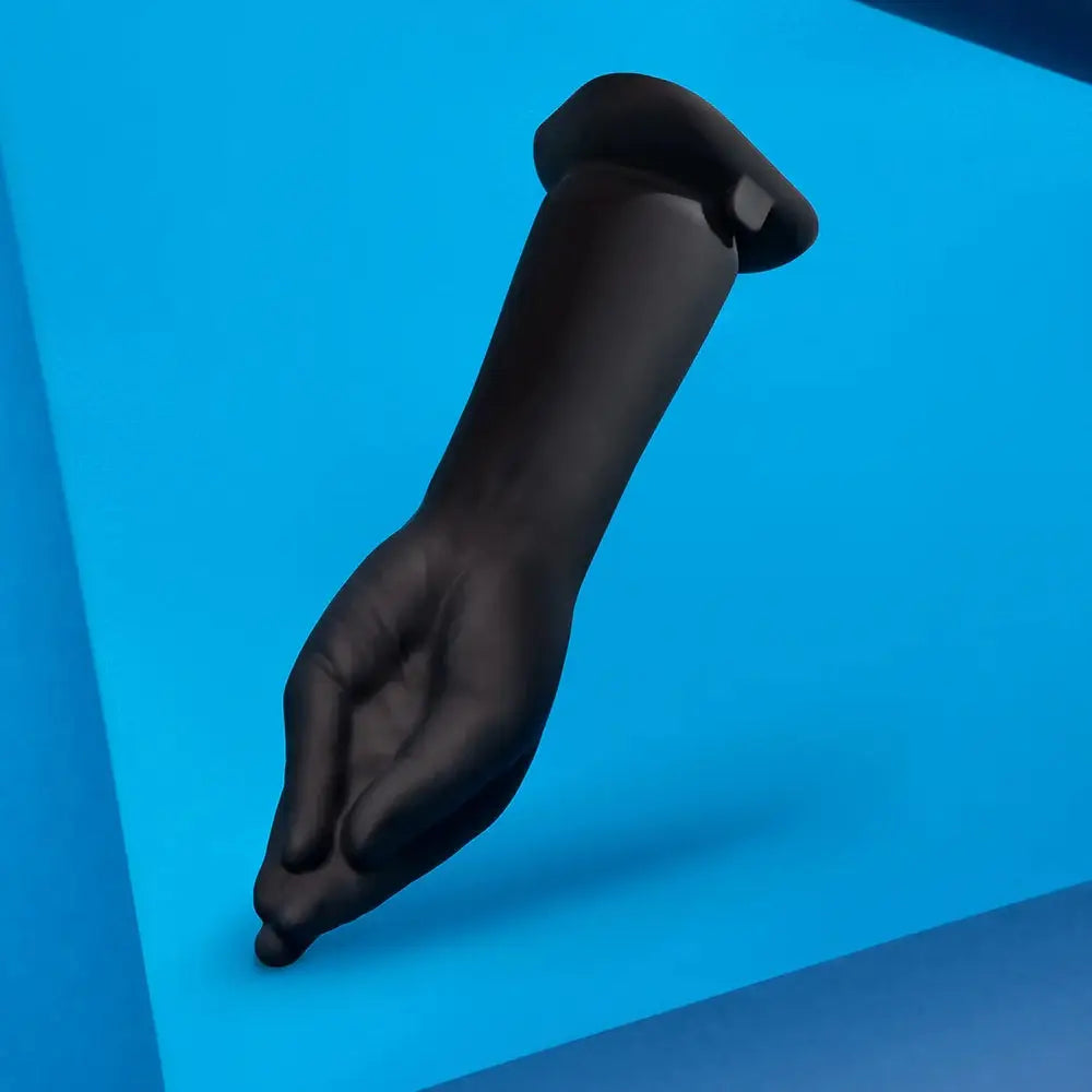B-Vibe™ Vibrating Silicone Fisting Dildo Black