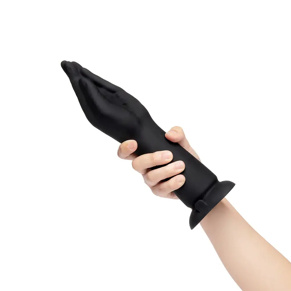 B-Vibe™ Vibrating Silicone Fisting Dildo Black