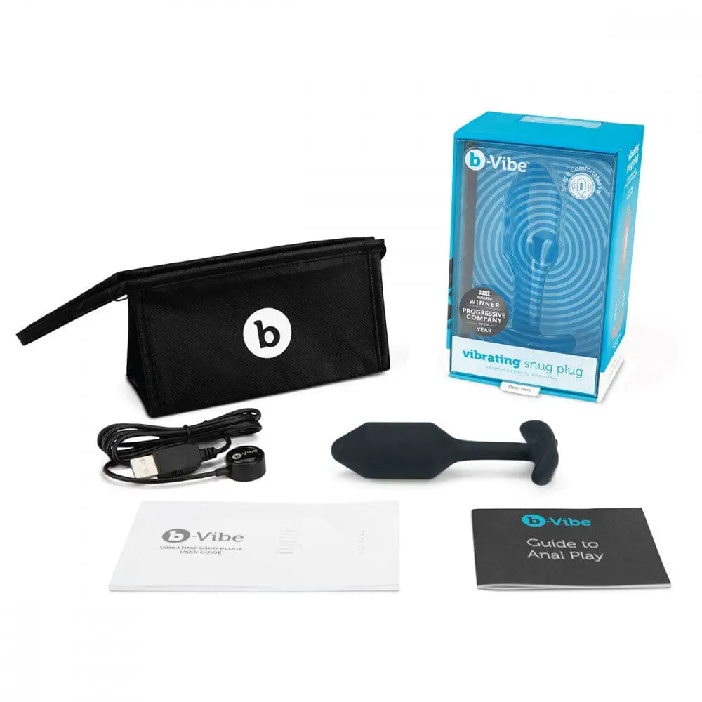 B - Vibe™ Vibrating Snug Plug 2 (Medium) - Rolik®