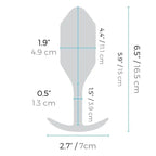 B - Vibe™ Vibrating Snug Plug 5 (XXL) - Rolik®